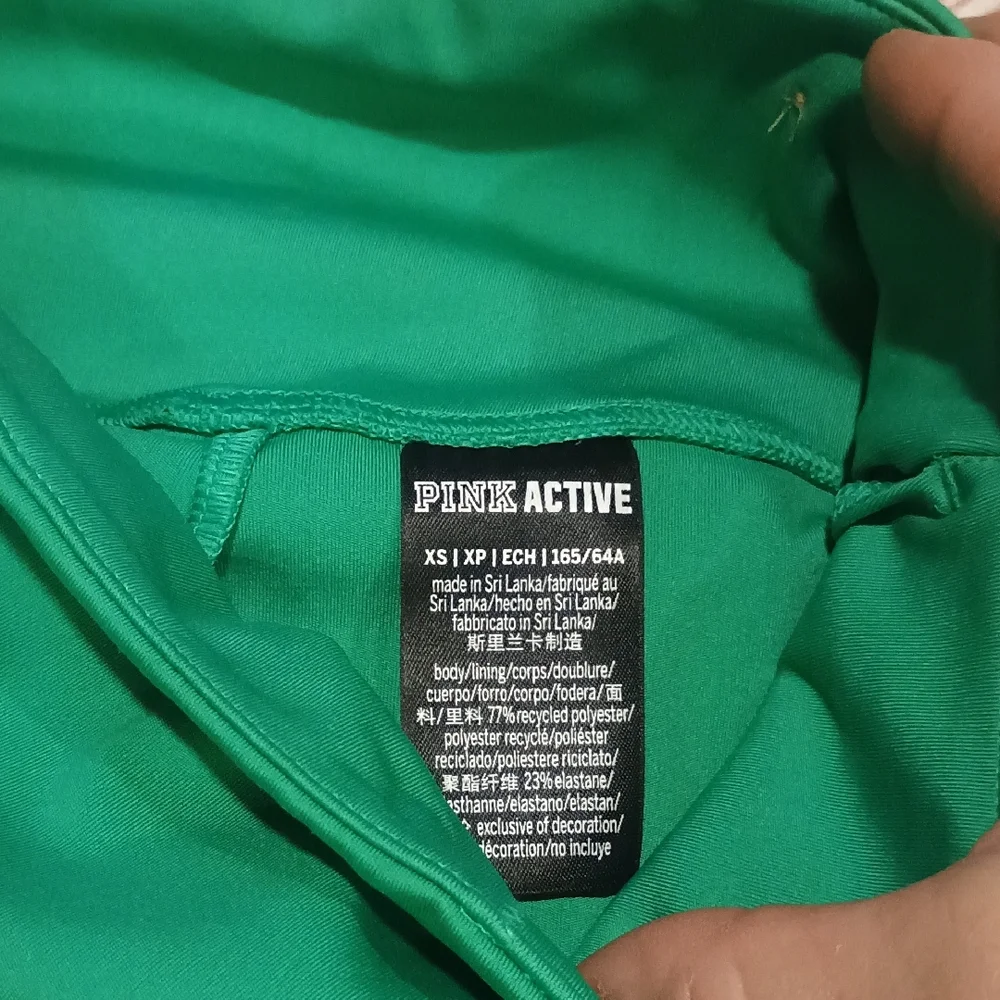 PINK by Victoria's Secret Bright Green Workout Leggings. Size XS - Picture 4 of 4